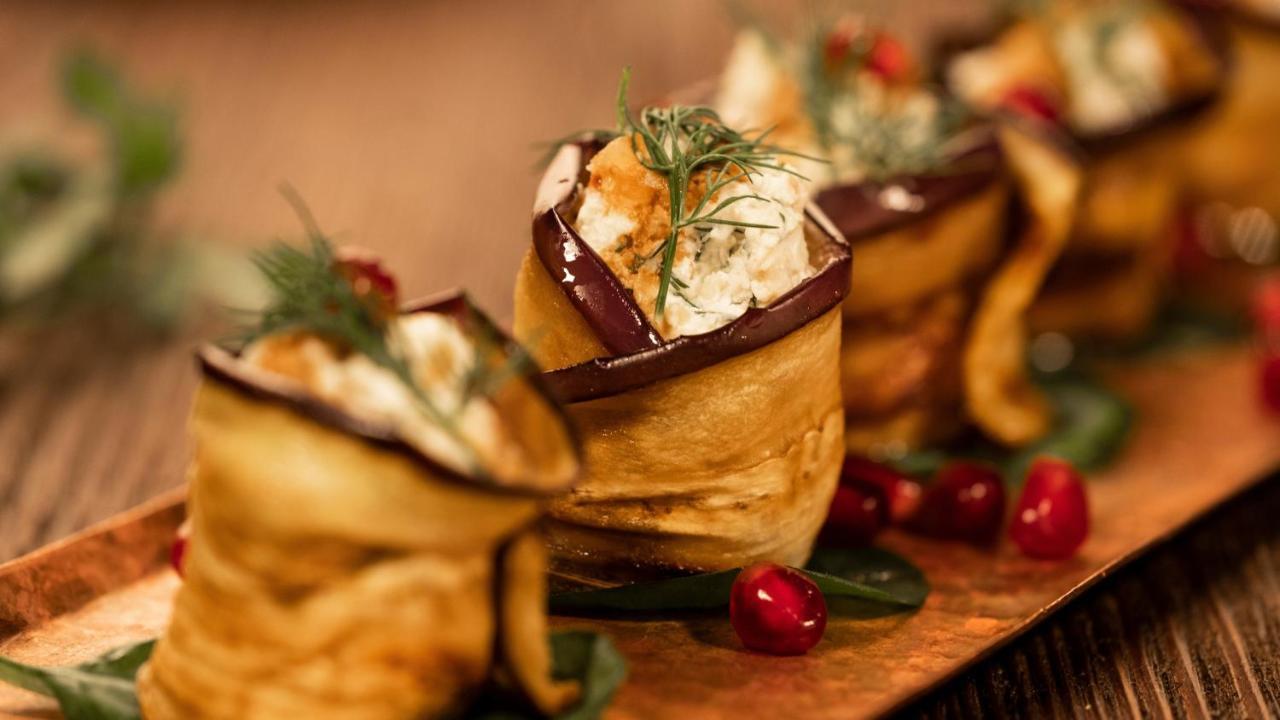 Crowne Plaza - West Cairo Arkan By Ihg 6th of October City Exterior photo Eggplant stuffed with goat cheese